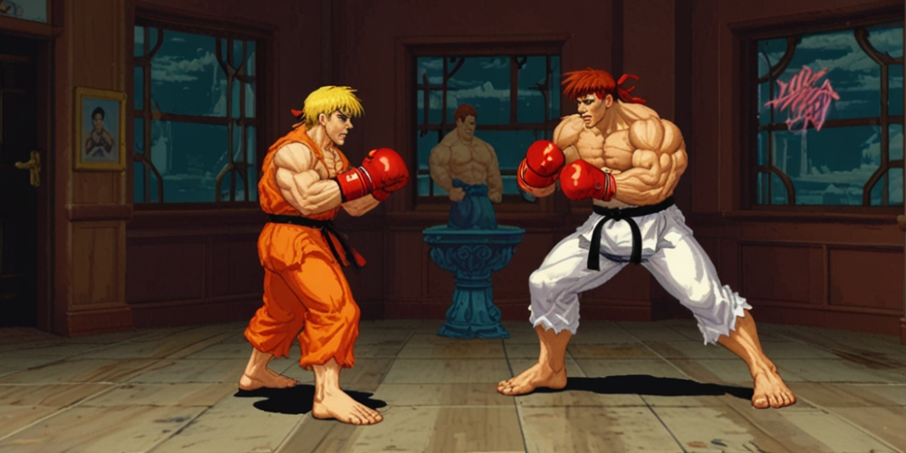 Street Fighter II game